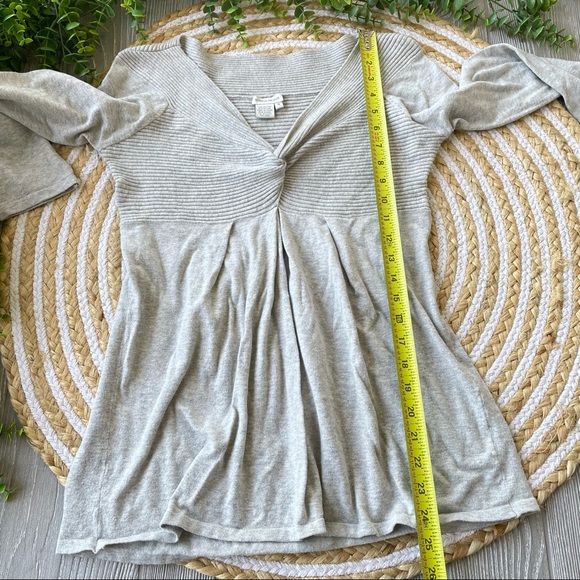 Boston Proper Womens V Neck 3/4 Sleeve Pullover Top Blouse Size Small - Picture 5 of 5